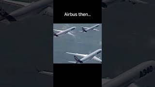 Airbus now vs then 😔 aviation edit shorts airbus [upl. by Alisia976]