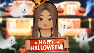 🎃DECORATING my House For HALLOWEEN on Bloxburg👻 [upl. by Iadahs148]