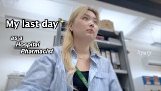 I quit my job  Last oncall Neuro rotation last day vlog  UK London Hospital pharmacist vlog [upl. by Lohse733]