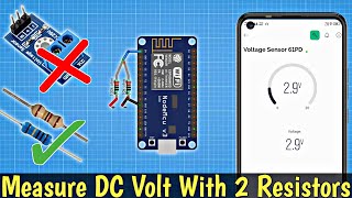 DIY DC Voltage Sensor Module Using 2 Resistor Circuitquot [upl. by Ormiston]