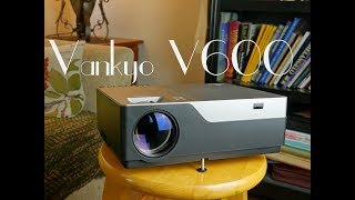 Best Midrange Video Projector Vankyo V600 Native 1080p HD Full Review [upl. by Llertnod]