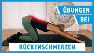 4 Übungen bei Rückenschmerzen  vom Physiotherapeuten [upl. by Kremer]