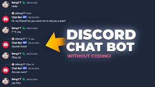 PINNED COMMENT Create Discord AI ChatBot Without Coding 247 Hours Online [upl. by Eirrotal]