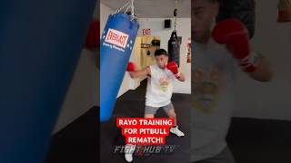 Rayo Valenzuela UNLEASHING for Pitbull Cruz rematch on heavy bag [upl. by Chancelor]