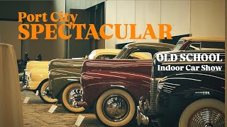 The Port City Spectacular  Indoor Traditional Rod and Custom Car Show  Muskegon Michigan 2024 [upl. by Anaul]