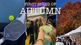 AUTUMN VLOG Start of Autumn🍂State Fair Farmers Markets and Pickeball [upl. by Becka]