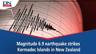 Magnitude 69 earthquake strikes Kermadec Islands in New Zealand [upl. by Hairim]