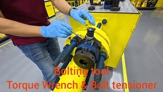 Bolting tool Torque Wrench and Bolt tensioner instruction ENERPAC Academy [upl. by Acemahs]