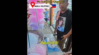 90 Candy Floss in Manila 🇵🇭  sugar candy making in street philippine  cotton candy making [upl. by Namas364]