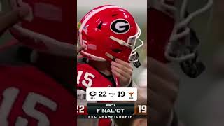 GEORGIA WINS THE 2024 SEC CHAMPIONSHIP‼️🔥 [upl. by Nnaarual]