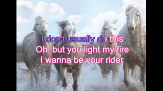 Rider · Mereba · Karaoke Instrumental Lyrics [upl. by Rogozen]