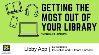 Libby App  Getting the Most Out of Your Library F23 [upl. by Ennasor]