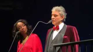 ANDREA BOCELLI quotWHEN I FALL IN LOVEquot LIVE 2142014 WITH HEATHER HEADLEY [upl. by Elie867]