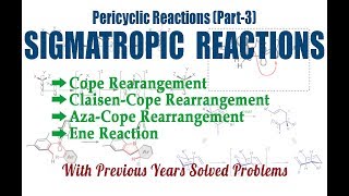 Pericyclic Reactions Part3 Sigmatropic Reactions [upl. by Zeus]