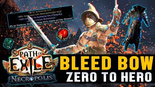 Bleed Bow Gladiator  From Zero to Hero  SSF Journey  Part 3  Path of Exile 324 [upl. by Ieluuk]