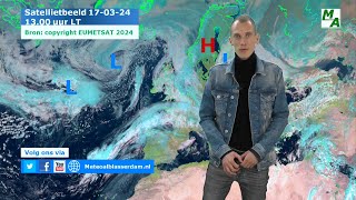 Halverwege komende week begint de astronomische lente temperatuur gaat komende dagen omhoog [upl. by Enrev260]