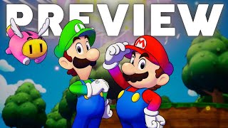 MARIO amp LUIGI LÉPOPÉE FRATERNELLE  Jy ai joué  Premier avis et gameplay exclusif [upl. by Umeko21]