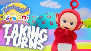 The Teletubbies Learn About Taking Turns  Toddler Learning  Grow with the Teletubbies [upl. by Akirret]