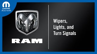 Wipers Lights and Turn Signals  How To  2022 Ram ProMaster [upl. by Delilah693]