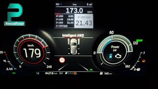 2024 Ford Kuga AWD 25 FHEV 190hp  acceleration and top speed [upl. by Amhser]