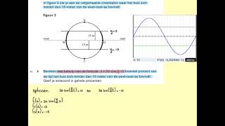 2021I Draaiend huis vraag 8 en 9 VWO wiskunde A [upl. by Jacenta]
