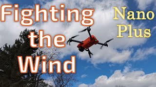 Autel EVO Nano Plus Fighting the Wind [upl. by Letsou]