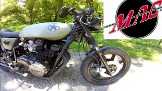 1979 Yamaha xs750 Sound check MAC 3 into 1 exhaust [upl. by Eibbob880]