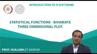 Statistical Functions bivariate three dimensional plot [upl. by Ltihcox]