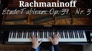 Rachmaninoff  ÉtudeTableaux Op 39 No 3  Stanislav Stanchev [upl. by Letsirc]