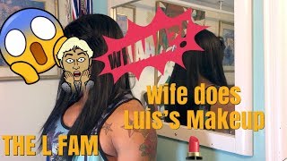 WIFE DOES HUSBANDS MAKEUP [upl. by Jauch]