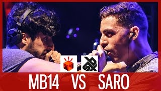 MB14 vs SARO  Grand Beatbox LOOPSTATION Battle 2017  SEMI FINAL [upl. by Enomrej]