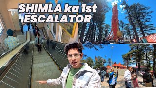 Shimla Weather in April  Shuru hogaya Tourist season  1st Escalator of shimla ki sair LATEST VLOG [upl. by Omero]