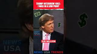 trump interview 1992 I was at a low point news usa latestnews 2024election donaldtrump [upl. by Ludwigg]