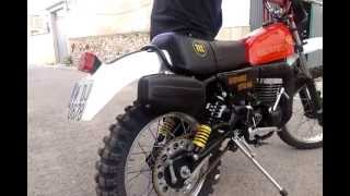 Montesa Enduro H6 250 restaurada sonido [upl. by Adiarf402]