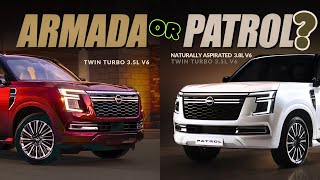 New ARMADA Or PATROL 2025 Trims amp DifferencesTake Your Pick [upl. by Kieffer]