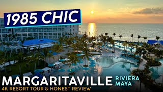 MARGARITAVILLE ISLAND RESERVE Riviera Maya Mexico 🇲🇽 4K Resort Tour amp Review 🇲🇽 AI a la 1985 [upl. by Nithsa479]