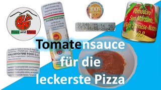 Original Neapolitanische Tomatensauce für Pizza  Pizzasauce  einfach und selbstgemacht [upl. by Mascia704]