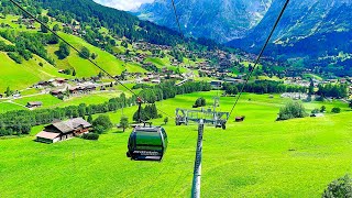 Männlichen GRINDELWALD🇨🇭 World’s Most Beautiful Cable Car Ride  Mountain In Switzerland [upl. by Bihas]