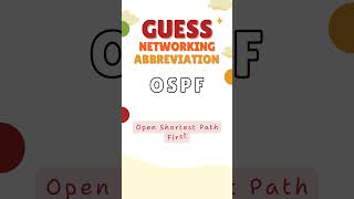 Cracking the Code OSPF Abbreviation Unveiled Guess Game [upl. by Mabel]