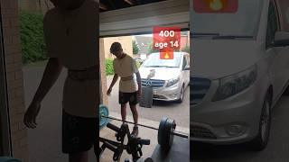 400 deadlift age 14 [upl. by Maccarthy]