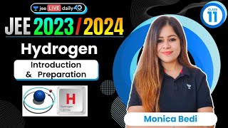 Hydrogen L1  Introduction amp Preparation  jee2024 jee2025 jeechemistry monicabedi [upl. by Tdnerb]