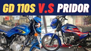 Suzuki gd 110s vs Honda pridor 20242025  which one is better  big competition best family bike [upl. by Celesta]