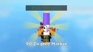 How to get 90 DEGREE marker in FIND THE MARKERS Roblox  UPDATED 2024 [upl. by Loveridge]