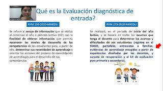 EVALUACION DIAGNOSTICA RM 587 MINEDU [upl. by Enerol285]