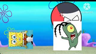 spongebob staring with countryballs palestine vs israel animated mashup spoof [upl. by Comethuauc]