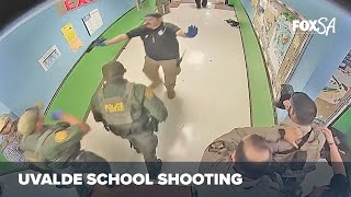 Body cam footage surveillance videos and calls from Uvalde school shooting released [upl. by Ellerred]