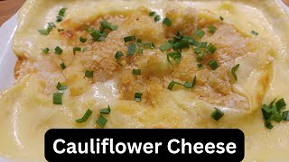 Creamy amp Comforting Cauliflower Cheese Recipe  Easy Baked Side Dish [upl. by Alana805]