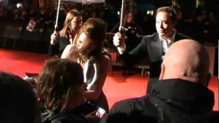 Talulah Riley Signing Autographs at BAFTA 2011MPG [upl. by Kciderf]