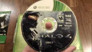 Halo 4 Standard Edition Xbox 360 Unboxing [upl. by Zorina930]