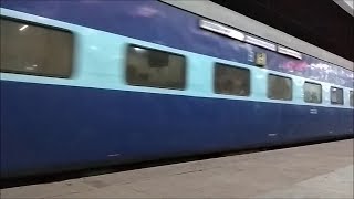 12724 New DelhiHyderabad Telangana Express  Arrival amp Departure Gwalior Junction Indian Railways [upl. by Bradwell]